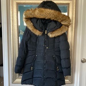 Beautiful Black Laundry by Los Angeles down jacket. Size Ladies Small